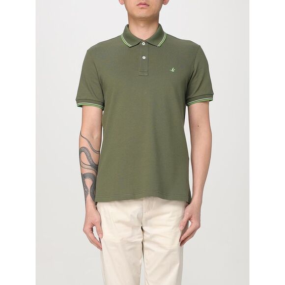 Brooksfield Polo Shirt Men Military